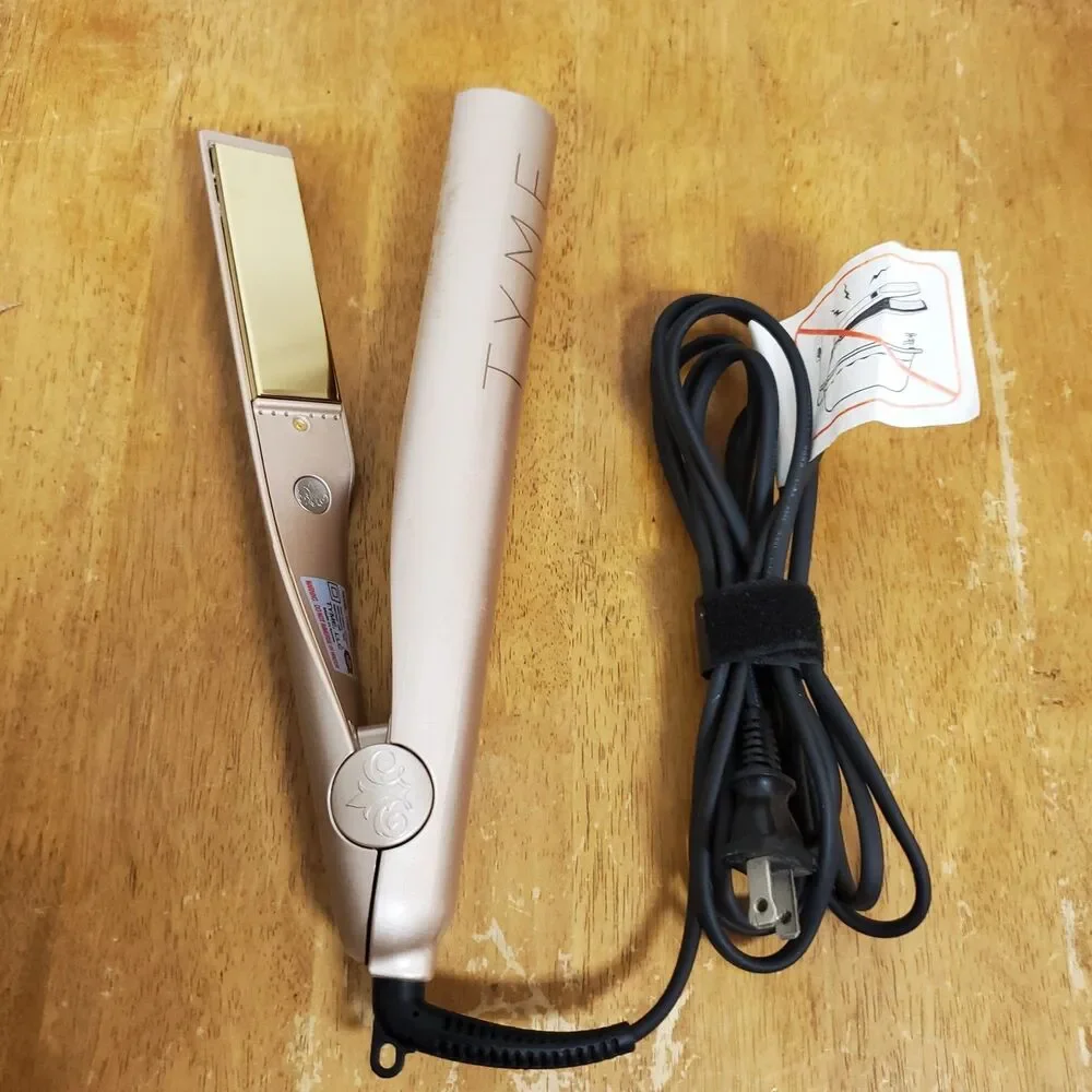 TYME Iron Original Hair Styler Straightener Flat Curling Iron 2-in-1 Beach Waves